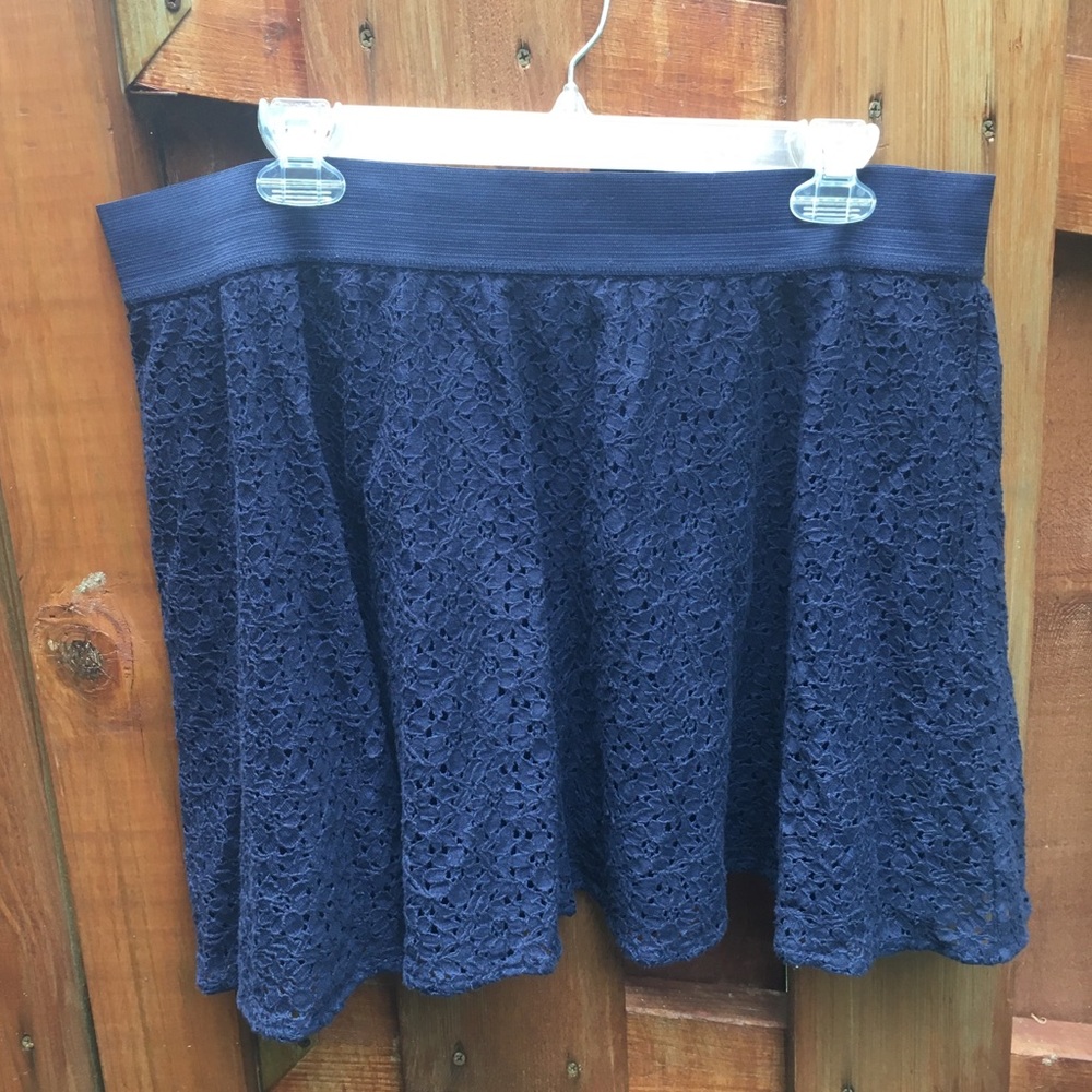 Arizona Jean Co - 1X Junior Plus Skirt - Lace